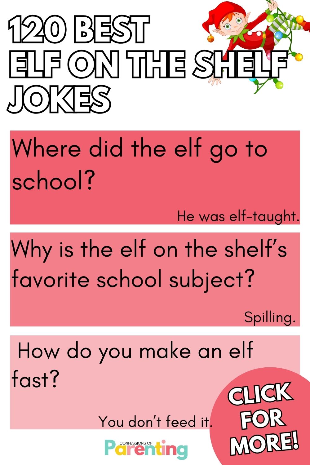 120 Best Elf On The Shelf Jokes That Yule Love!