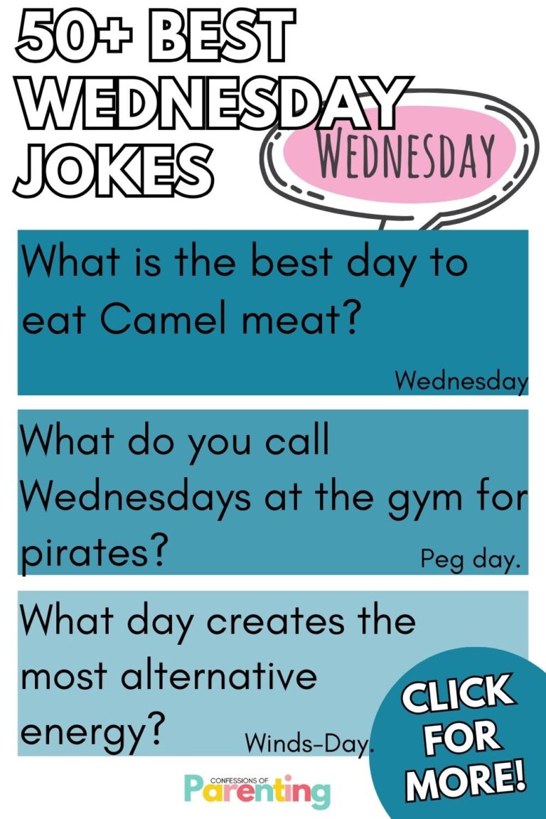 Humorous Wednesday Riddles Best Wednesday Jokes for Kids – 70+ Clean & Funny Jokes
