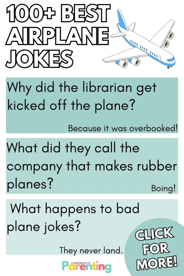 The Best Airplane Jokes For Kids that Soar