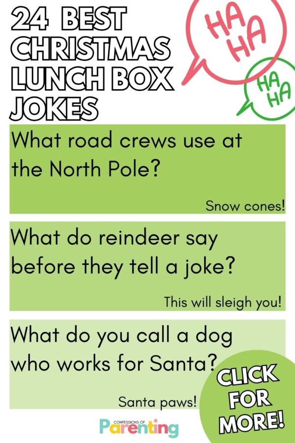 24 Holly Jolly Christmas Lunch Box Jokes