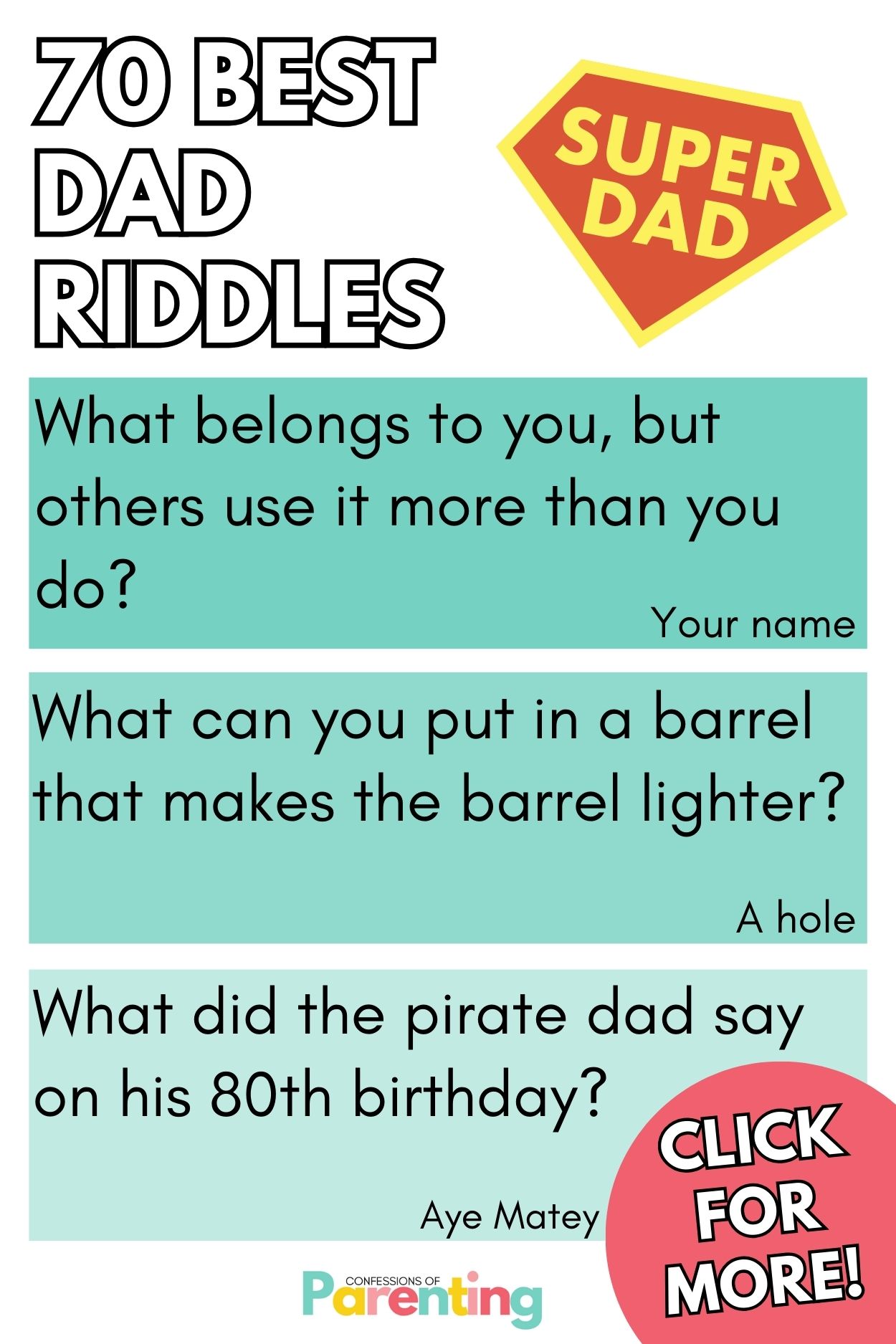 75 Best Dad Riddles (So Bad They’re Good!) Family-Friendly
