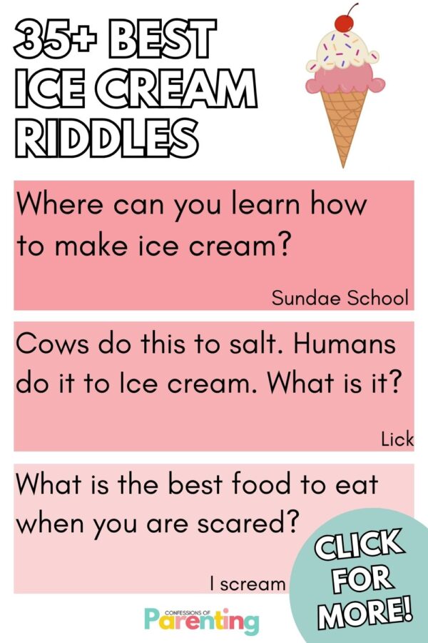 35+ Sweet Ice Cream Riddles