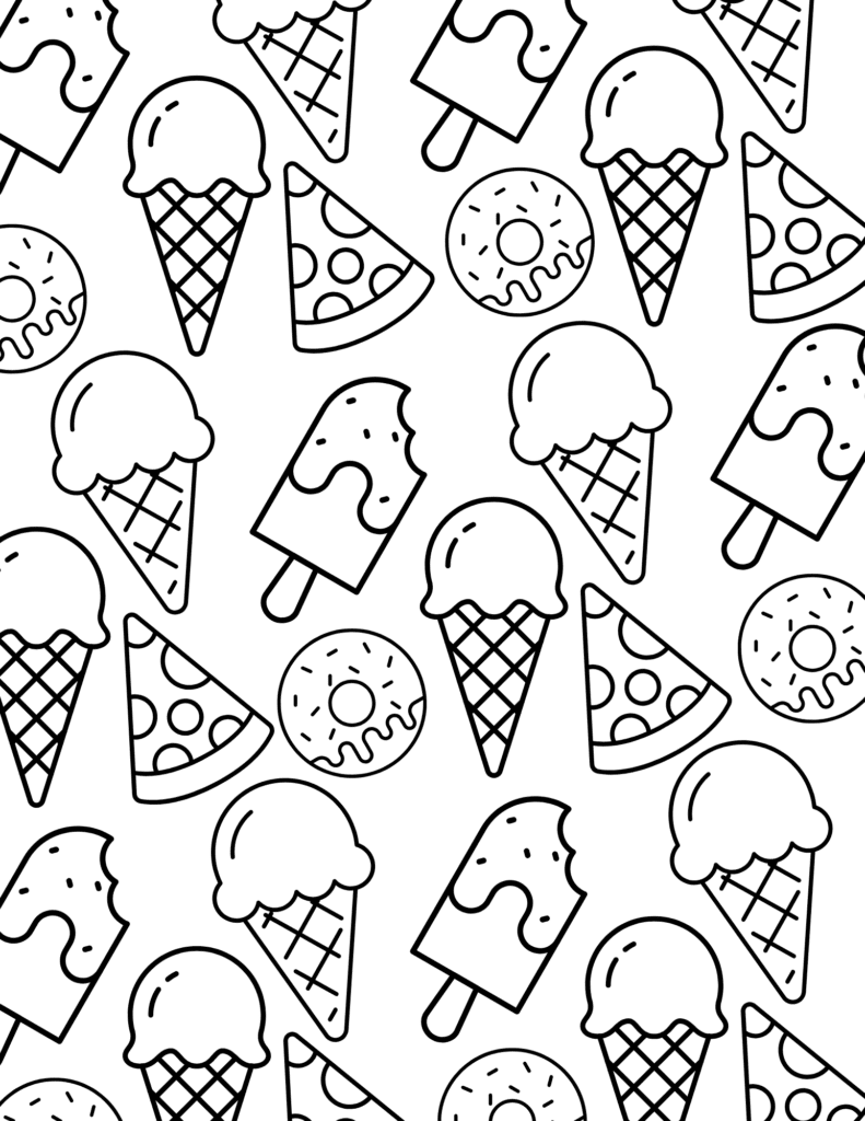 summer color sheet