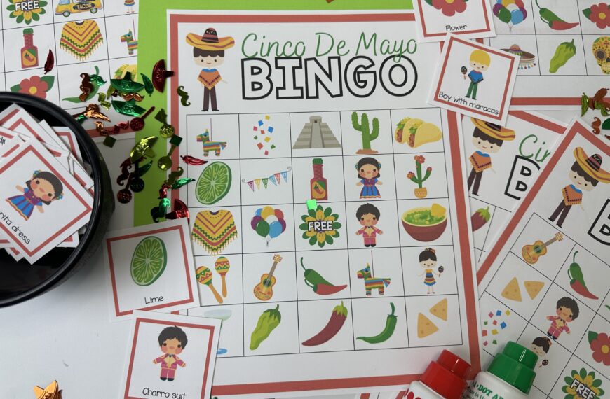 Cinco De Mayo Bingo [10 Bingo Card Set]