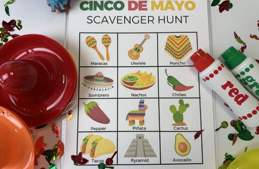 Cinco de Mayo Scavenger Hunt- A Free Printable Adventure for Kids!