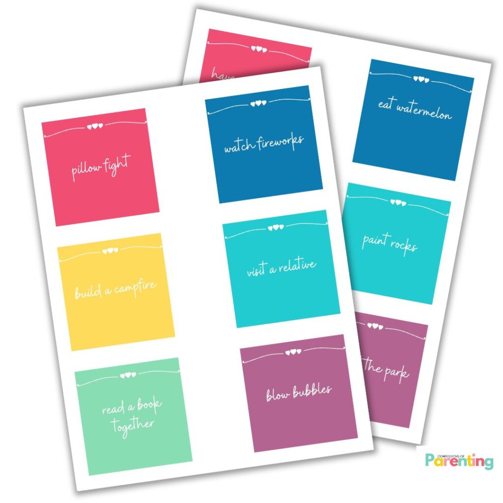 instagram square image of Summer Bucket List