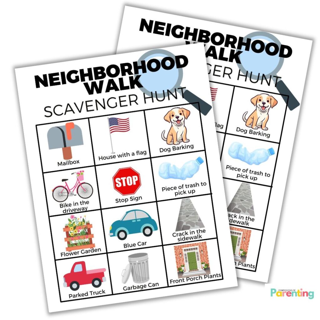 instagram square image of cNeighborhood Scavenger Hunt
