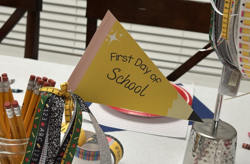 Free First Day of School Flags: Make The First Day Special