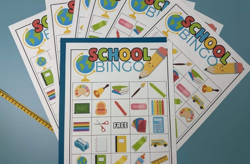 Free Printable School Bingo Game for Endless Fun