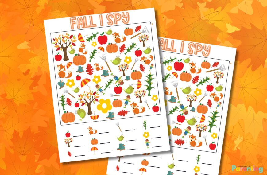 Fun Fall I Spy Printable Game (Free Download!)