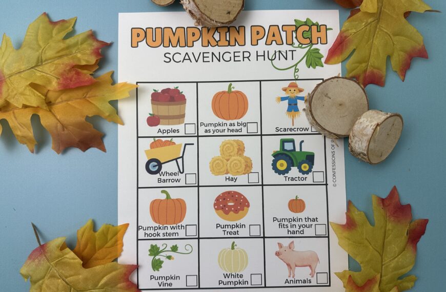 Make Your Fall Extra Fun with a Pumpkin Patch Scavenger Hunt