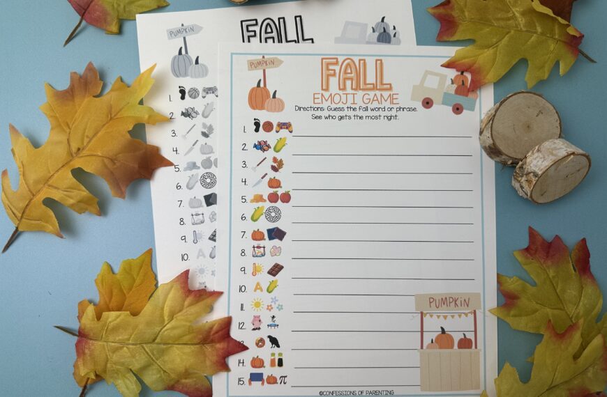 Fall Emoji Game (Free Printable) – A Fun Family Challenge!