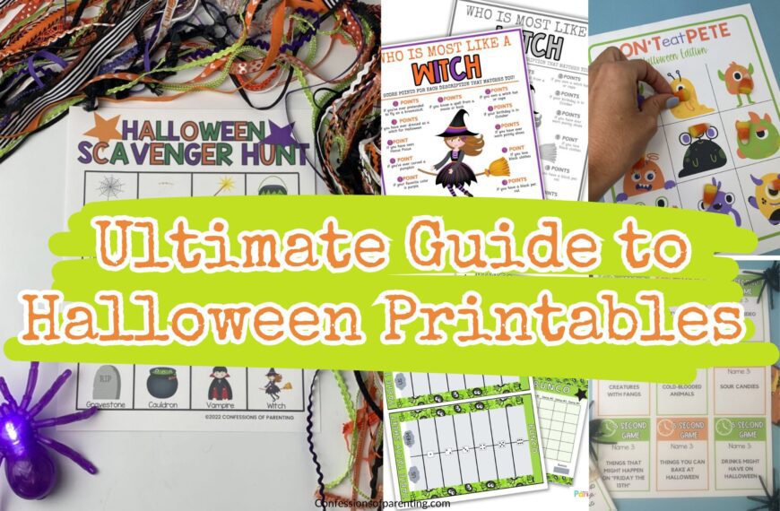 The Ultimate Guide to Halloween Printables for Families