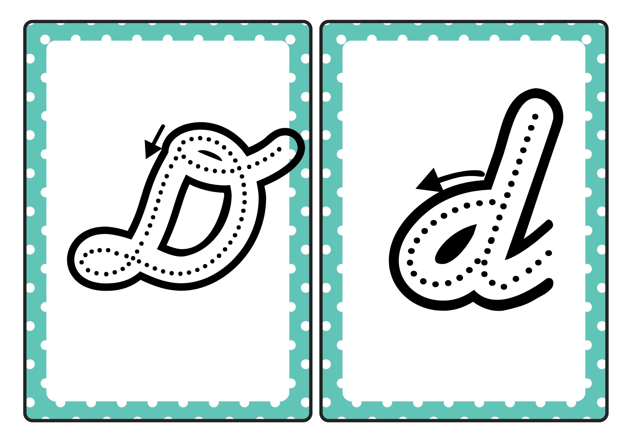 Cursive Letter D Worksheets (Free Printable for Kids)